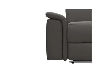 Hörnsoffa 3-sits Pareli Brun, PU, Höger elektrisk vilstol - Brun, PU, Höger elektrisk vilstol - Möbler - Vardagsrum - Soffor - Reclinersoffor & Biosoffor