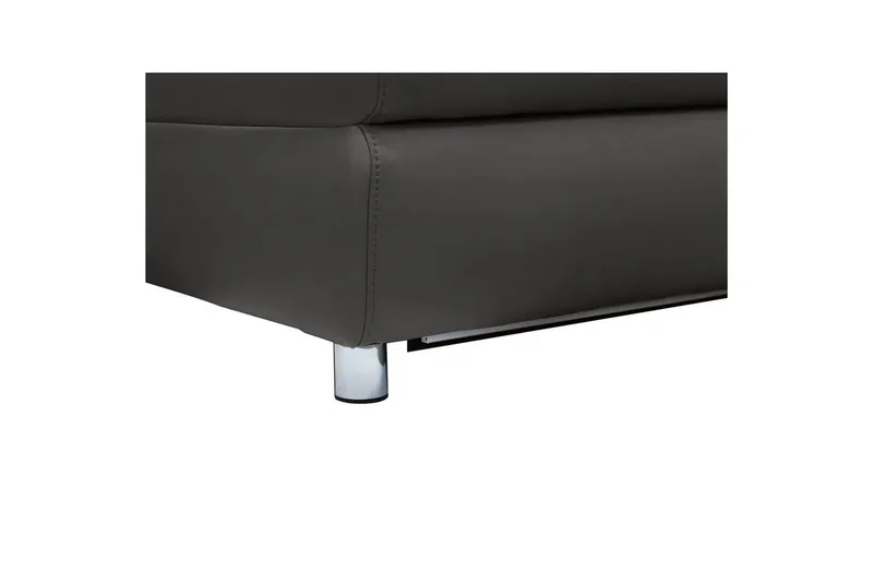 Hörnsoffa 3-sits Pareli Brun, PU, Vänster Elektrisk Fåtölj - Brun, PU, Vänster Elektrisk Fåtölj - Möbler - Vardagsrum - Soffor - Skinnsoffor