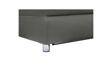Hörnsoffa 3-sits Pareli Grå, Läder/PU, Vänster Manuell Fåtölj - Grå, Läder/PU, Vänster Manuell Fåtölj - Möbler - Vardagsrum - Soffor - Reclinersoffor & Biosoffor