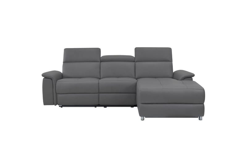 Hörnsoffa 3-sits Pareli Antracit, Sunday tyg, Höger manuell vilstol - Antracit, Sunday tyg, Höger manuell vilstol - Möbler - Vardagsrum - Soffor - Reclinersoffor & Biosoffor