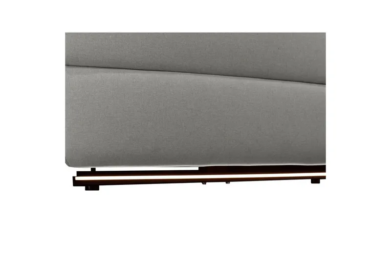 Hörnsoffa 3-sits Pareli Grå, Sunday tyg, Höger elektrisk vilstol - Grå, Sunday tyg, Höger elektrisk vilstol - Möbler - Vardagsrum - Soffor - Reclinersoffor & Biosoffor