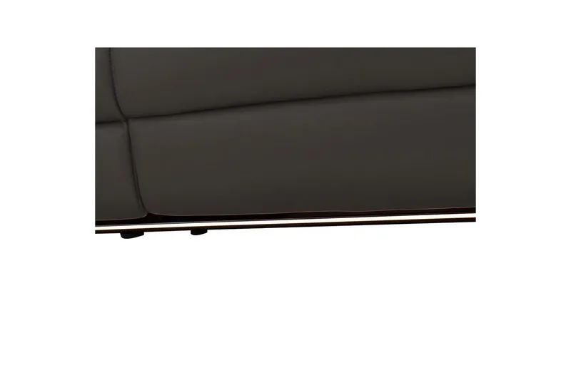 Hörnsoffa 3-sits Pareli Brun, Läder/PU, Vänster Manuell Fåtölj - Brun, Läder/PU, Vänster Manuell Fåtölj - Möbler - Vardagsrum - Soffor - Reclinersoffor & Biosoffor