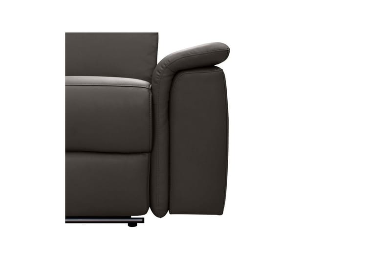 Hörnsoffa 3-sits Pareli Brun, Läder/PU, Vänster Elektrisk Fåtölj - Brun, Läder/PU, Vänster Elektrisk Fåtölj - Möbler - Vardagsrum - Soffor - Reclinersoffor & Biosoffor