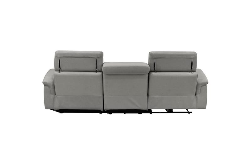 Hörnsoffa 3-sits Pareli Grå, Sunday tyg, Höger manuell vilstol - Grå, Sunday tyg, Höger manuell vilstol - Möbler - Vardagsrum - Soffor - Reclinersoffor & Biosoffor