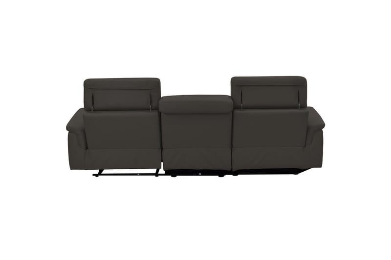 Hörnsoffa 3-sits Pareli Brun, Läder/PU, Vänster Manuell Fåtölj - Brun, Läder/PU, Vänster Manuell Fåtölj - Möbler - Vardagsrum - Soffor - Reclinersoffor & Biosoffor