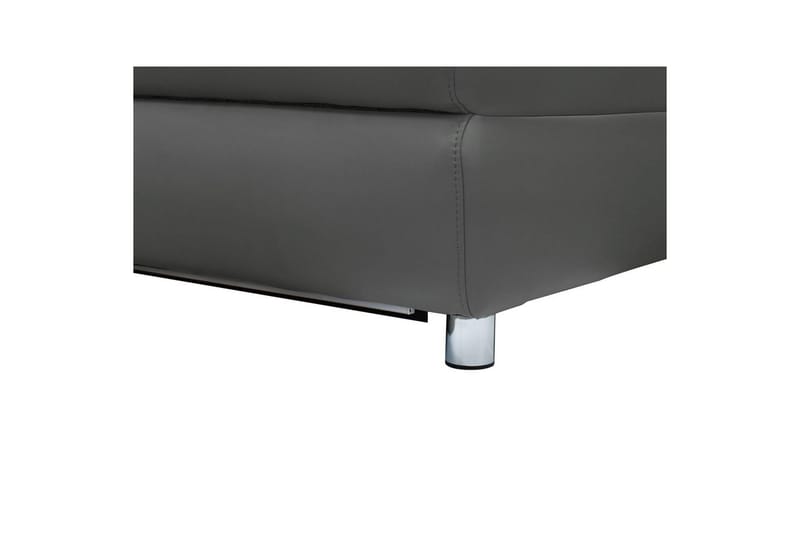 Hörnsoffa 3-sits Pareli Grå, Läder/PU, Höger elektrisk vilstol - Grå, Läder/PU, Höger elektrisk vilstol - Möbler - Vardagsrum - Soffor - Reclinersoffor & Biosoffor
