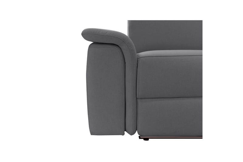 Hörnsoffa 3-sits Pareli Antracit, Sunday tyg, Höger elektrisk vilstol - Antracit, Sunday tyg, Höger elektrisk vilstol - Möbler - Vardagsrum - Soffor - Reclinersoffor & Biosoffor