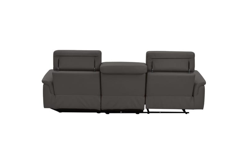 Hörnsoffa 3-sits Pareli Brun, PU, Höger elektrisk vilstol - Brun, PU, Höger elektrisk vilstol - Möbler - Vardagsrum - Soffor - Skinnsoffor
