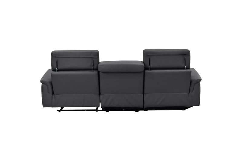 Hörnsoffa 3-sits Pareli Svart, Läder/PU, Vänster Elektrisk Fåtölj - Svart, Läder/PU, Vänster Elektrisk F�åtölj - Möbler - Vardagsrum - Soffor - Reclinersoffor & Biosoffor