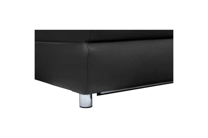 Hörnsoffa 3-sits Pareli Svart, Läder/PU, Vänster Elektrisk Fåtölj - Svart, Läder/PU, Vänster Elektrisk Fåtölj - Möbler - Vardagsrum - Soffor - Reclinersoffor & Biosoffor