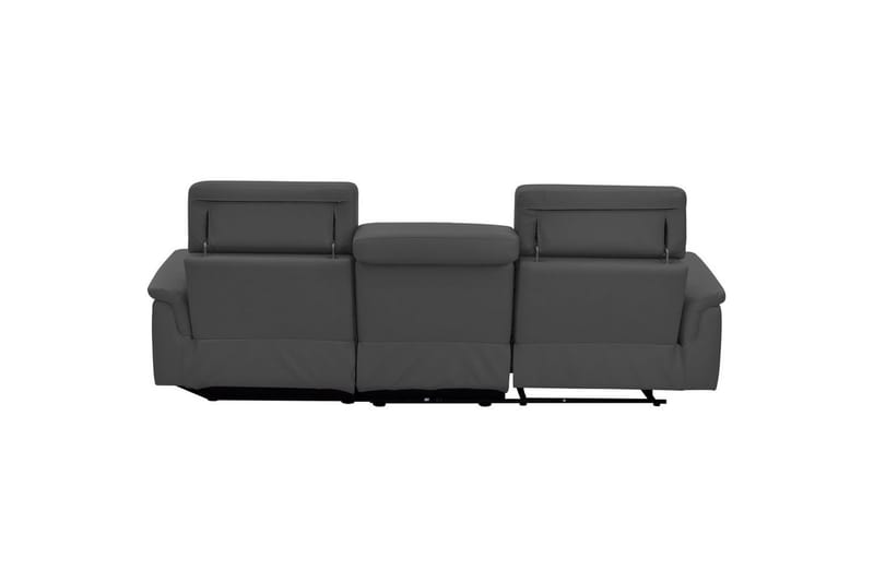 Hörnsoffa 3-sits Pareli Grå, PU, Höger elektrisk vilstol - Grå, PU, Höger elektrisk vilstol - Möbler - Vardagsrum - Soffor - Reclinersoffor & Biosoffor