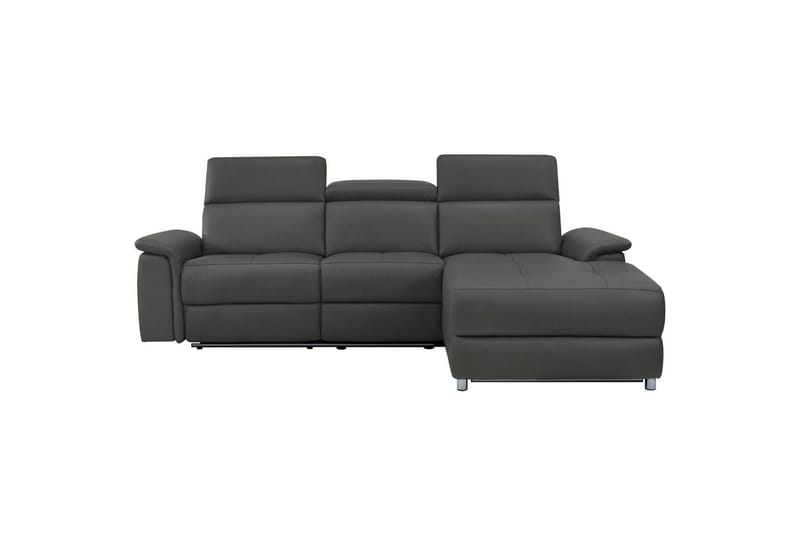 Hörnsoffa 3-sits Pareli Svart, PU, Höger elektrisk vilstol - Svart, PU, Höger elektrisk vilstol - Möbler - Vardagsrum - Soffor - Reclinersoffor & Biosoffor