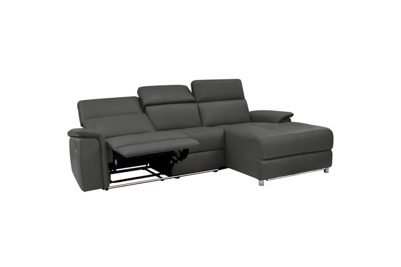 Hörnsoffa 3-sits Pareli Svart, PU, Höger elektrisk vilstol - Svart, PU, Höger elektrisk vilstol - Möbler - Vardagsrum - Soffor - Reclinersoffor & Biosoffor