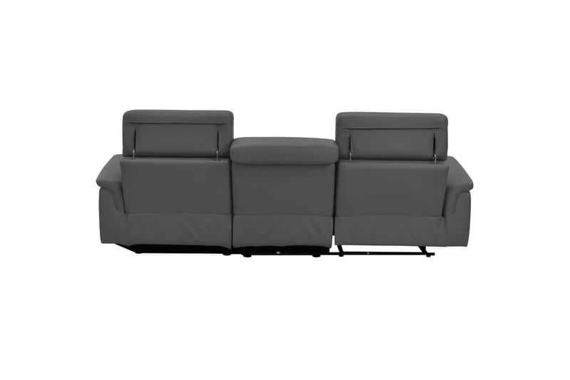 Hörnsoffa 3-sits Pareli Grå, PU, Höger manuell vilstol - Grå, PU, Höger manuell vilstol - Möbler - Vardagsrum - Soffor - Reclinersoffor & Biosoffor