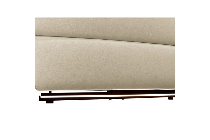 Hörnsoffa 3-sits Pareli Vit, Sand tyg, Höger elektrisk vilstol - Vit, Sand tyg, Höger elektrisk vilstol - Möbler - Vardagsrum - Soffor - Reclinersoffor & Biosoffor