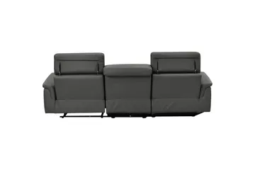 Hörnsoffa 3-sits Pareli Svart, PU, Vänster Elektrisk Fåtölj - Svart, PU, Vänster Elektrisk Fåtölj - Möbler - Vardagsrum - Soffor - Reclinersoffor & Biosoffor