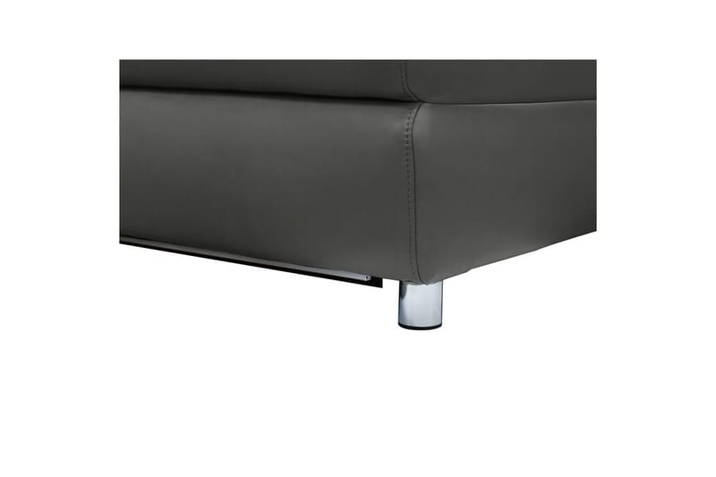 Hörnsoffa 3-sits Pareli Svart, PU, Höger elektrisk vilstol - Svart, PU, Höger elektrisk vilstol - Möbler - Vardagsrum - Soffor - Skinnsoffor