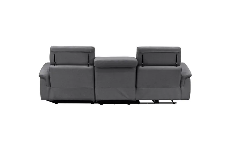 Hörnsoffa 3-sits Pareli Antracit, Sunday tyg, Höger elektrisk vilstol - Antracit, Sunday tyg, Höger elektrisk vilstol - Möbler - Vardagsrum - Soffor - Reclinersoffor & Biosoffor