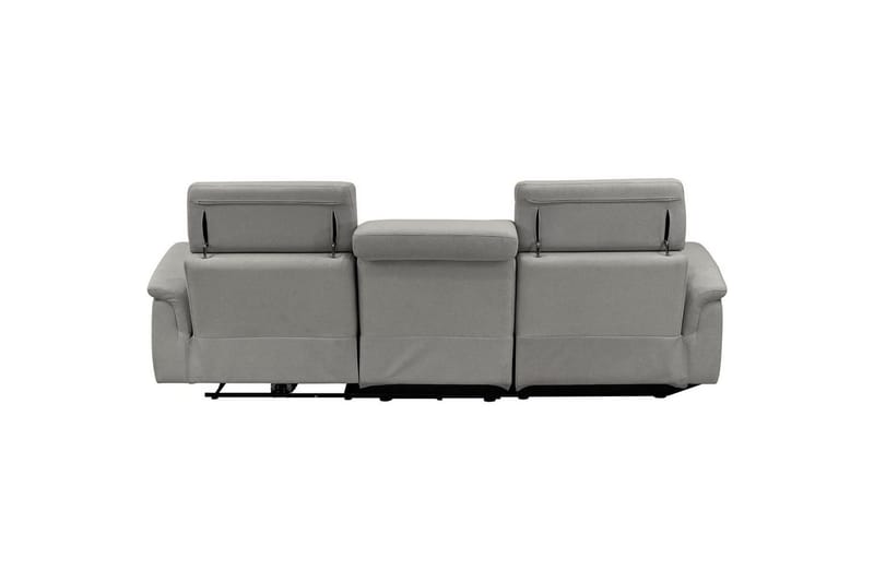 Hörnsoffa 3-sits Pareli Grå, Sunday tyg, Vänster Manuell Fåtölj - Grå, Sunday tyg, Vänster Manuell Fåtölj - Möbler - Vardagsrum - Soffor - Reclinersoffor & Biosoffor