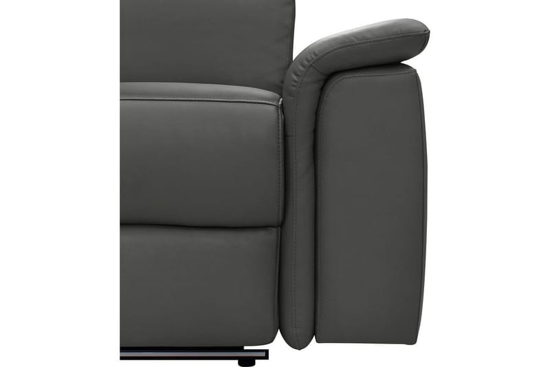 Hörnsoffa 3-sits Pareli Svart, PU, Vänster Elektrisk Fåtölj - Svart, PU, Vänster Elektrisk Fåtölj - Möbler - Vardagsrum - Soffor - Reclinersoffor & Biosoffor