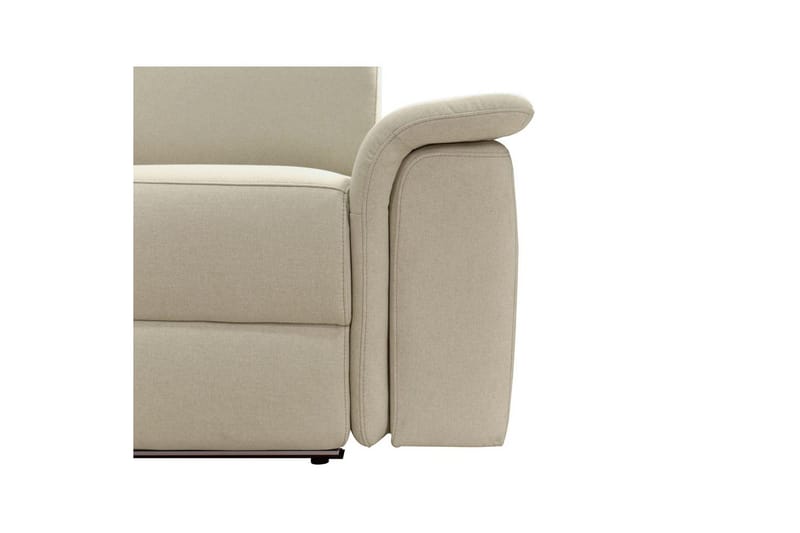 Hörnsoffa 3-sits Pareli Vit, Sunday tyg, Vänster Manuell Fåtölj - Vit, Sunday tyg, Vänster Manuell Fåtölj - Möbler - Vardagsrum - Soffor - Reclinersoffor & Biosoffor