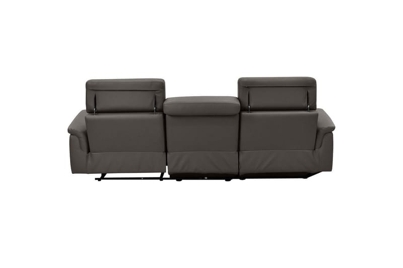 Hörnsoffa 3-sits Pareli Brun, Läder/PU, Vänster Elektrisk Fåtölj - Brun, Läder/PU, Vänster Elektrisk Fåtölj - Möbler - Vardagsrum - Soffor - Reclinersoffor & Biosoffor