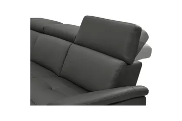 Hörnsoffa 3-sits Pareli Svart, PU, Vänster Elektrisk Fåtölj - Svart, PU, Vänster Elektrisk Fåtölj - Möbler - Vardagsrum - Soffor - Reclinersoffor & Biosoffor
