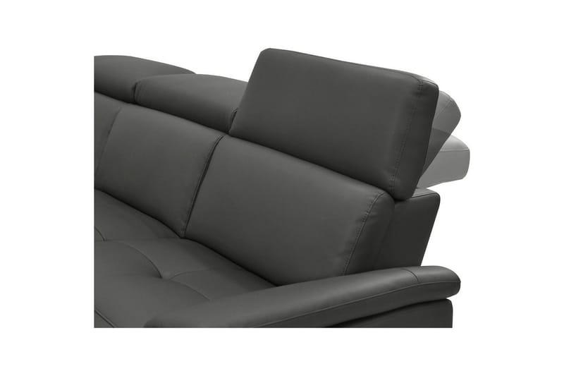 Hörnsoffa 3-sits Pareli Svart, PU, Vänster Elektrisk Fåtölj - Svart, PU, Vänster Elektrisk Fåtölj - Möbler - Vardagsrum - Soffor - Reclinersoffor & Biosoffor