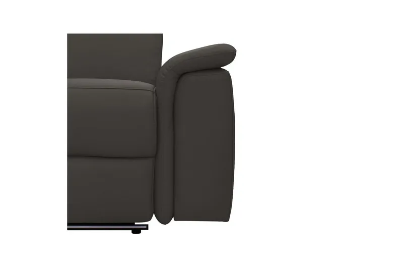 Hörnsoffa 3-sits Pareli Brun, Läder/PU, Vänster Manuell Fåtölj - Brun, Läder/PU, Vänster Manuell Fåtölj - Möbler - Vardagsrum - Soffor - Skinnsoffor