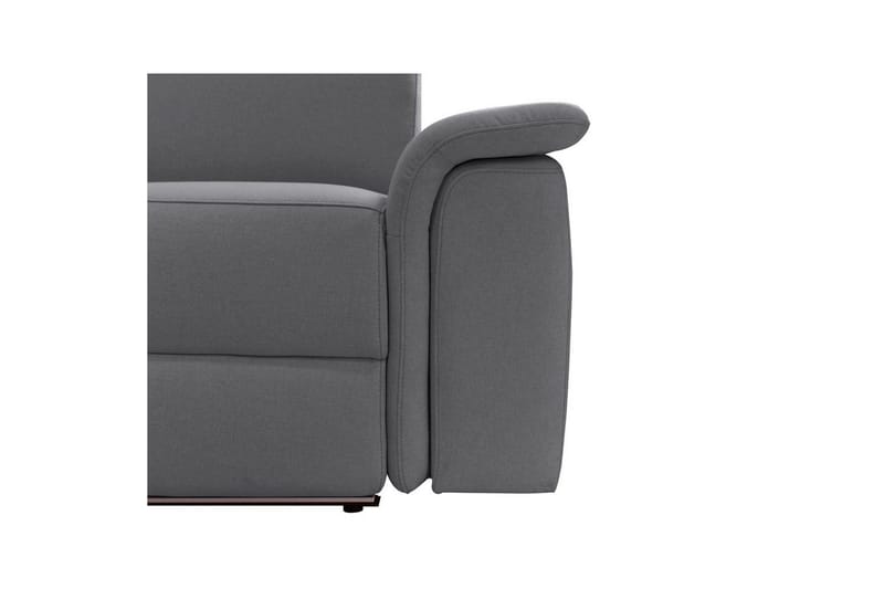 Hörnsoffa 3-sits Pareli Antracit, Sunday tyg, Vänster Manuell Fåtölj - Antracit, Sunday tyg, Vänster Manuell Fåtölj - Möbler - Vardagsrum - Soffor - Reclinersoffor & Biosoffor