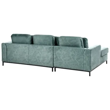Hörnsoffa 4-sits Oslo Högervänd - Blågrön - Möbler - Vardagsrum - Soffor - Divansoffa & schäslong