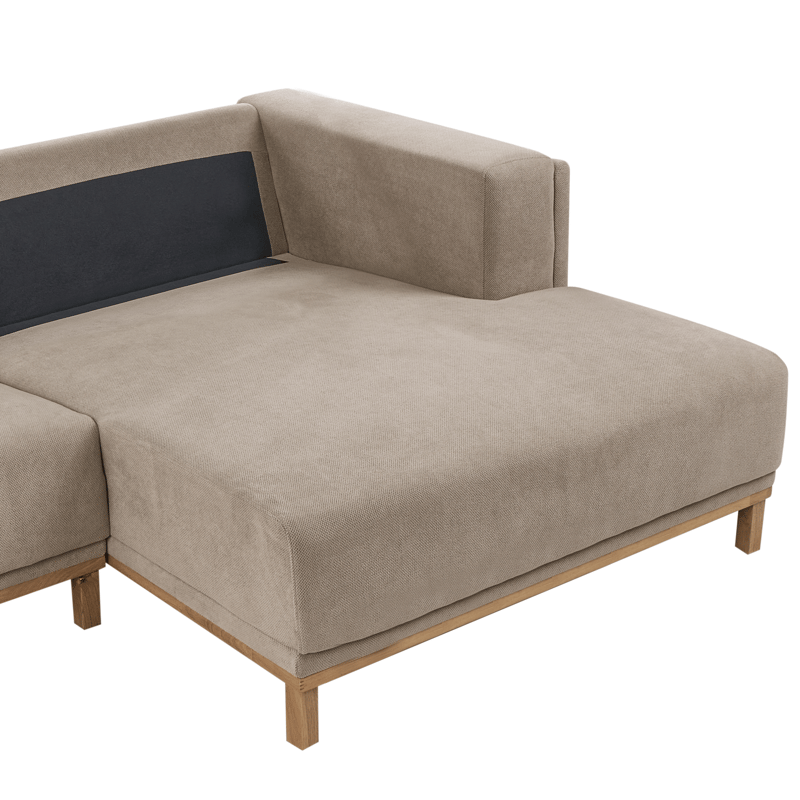 Hörnsoffa 5-sits Veng - Taupe - Möbler - Vardagsrum - Soffor - Divansoffa & schäslong
