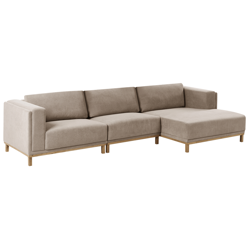 Hörnsoffa 5-sits Veng - Taupe - Möbler - Vardagsrum - Soffor - Divansoffa & schäslong