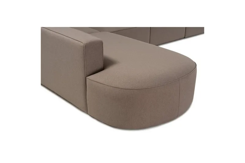 Hörnsoffa Abbas Ljusbrun - Ljusbrun - Möbler - Vardagsrum - Soffor - Hörnsoffor