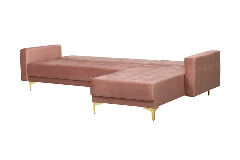 Aberdeen Hörnbäddsoffa - Rosa - Möbler - Vardagsrum - Bäddsoffor - Bäddsoffa divan