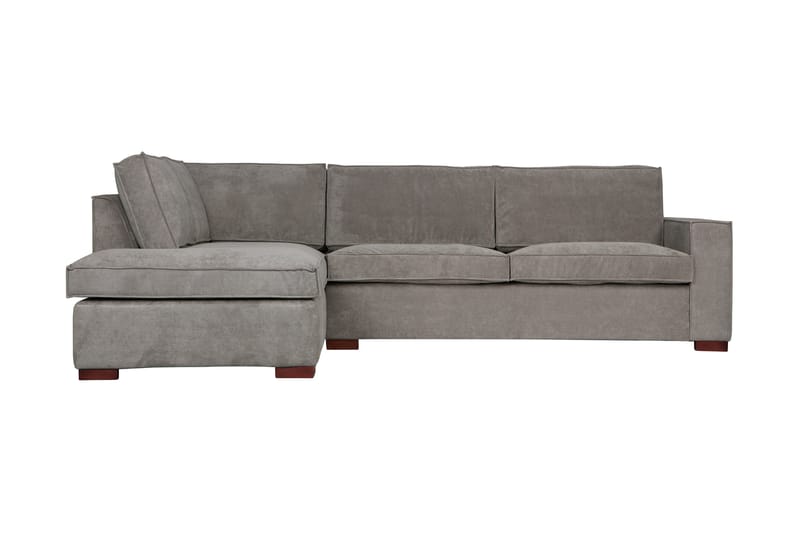 AITHAN Hörnsoffa Vänster Grön, Grå