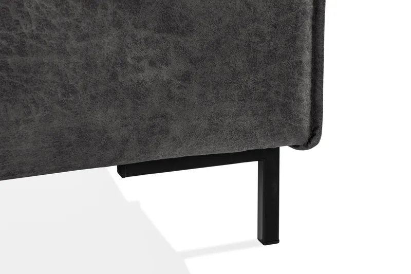 Akron Hörnsoffa Bondedläder - Mörkgrå - Möbler - Vardagsrum - Soffor - Hörnsoffor