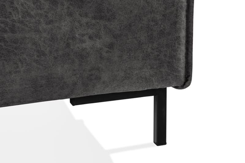 Akron Hörnsoffa Bondedläder - Mörkgrå - Möbler - Vardagsrum - Soffor - Hörnsoffor