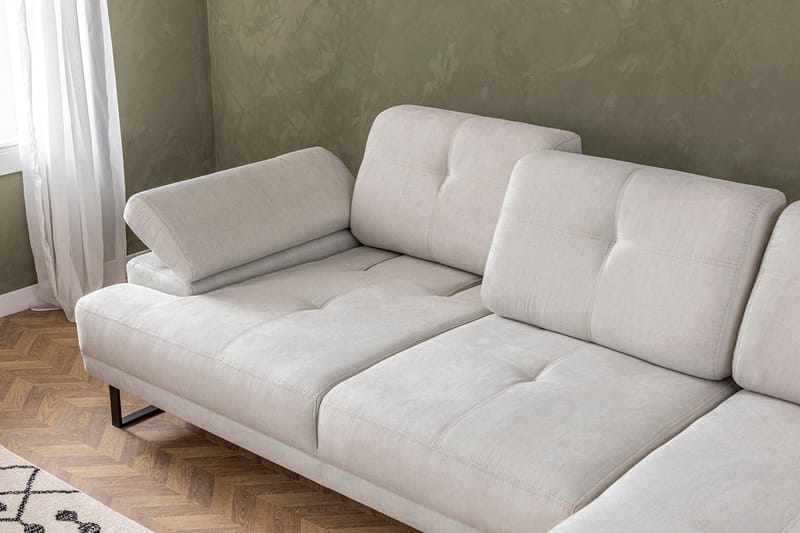 Batoche Divansoffa 3-sits Beige - Möbler - Vardagsrum - Soffor - Hörnsoffor