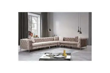 Hörnsoffa Beachport Beige - Beige - Möbler - Vardagsrum - Soffor - Hörnsoffor