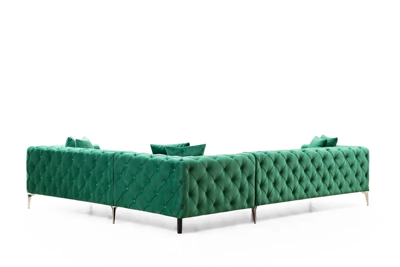 Beachport Hörnsoffa 6-sits - Grön - Möbler - Vardagsrum - Soffor - Hörnsoffor
