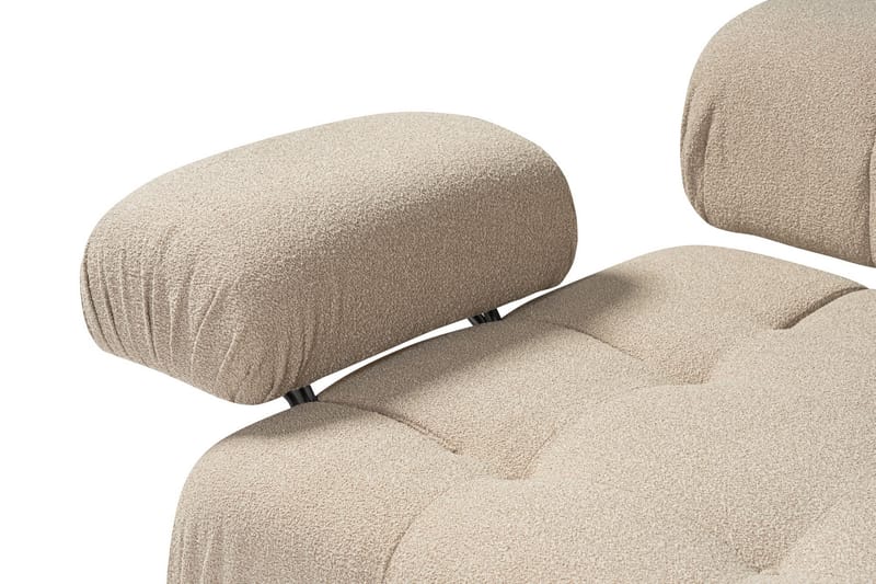 Belgin Bubblig Hörnsoffa 3-sits med utfällbara armstöd och ryggstöd - Möbler - Vardagsrum - Soffor - Hörnsoffor