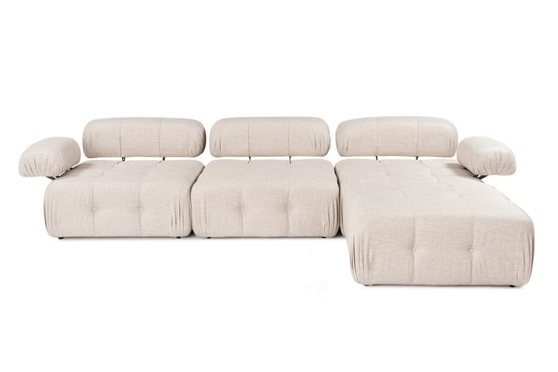 Belgin Bubblig Hörnsoffa 3-sits med utfällbara armstöd och ryggstöd - Möbler - Vardagsrum - Soffor - Divansoffa & schäslong