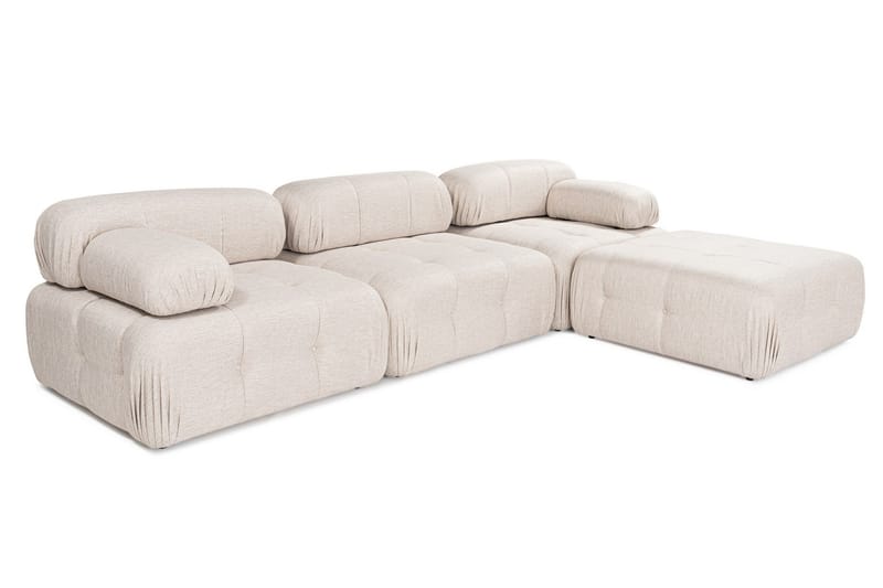 Belgin Bubblig Hörnsoffa 3-sits med utfällbara armstöd och ryggstöd - Möbler - Vardagsrum - Soffor - Divansoffa & schäslong