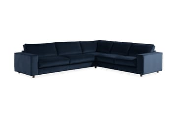 Cloudia Hörnsoffa Large Sammet - Blå - Möbler - Vardagsrum - Soffor - Hörnsoffor