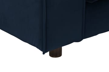Cloudia Hörnsoffa Large Sammet - Blå - Möbler - Vardagsrum - Soffor - Hörnsoffor