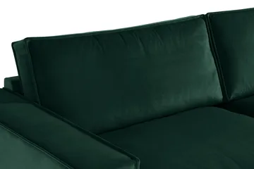 Cloudia Hörnsoffa Large Sammet - Grön - Möbler - Vardagsrum - Soffor - Hörnsoffor