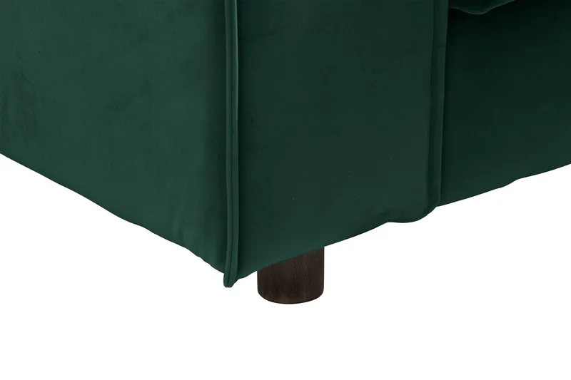 Cloudia Hörnsoffa Large Sammet - Grön - Möbler - Vardagsrum - Soffor - Hörnsoffor