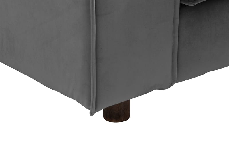 Cloudia Hörnsoffa Large Sammet - Ljusgrå - Möbler - Vardagsrum - Soffor - Hörnsoffor