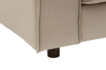 Cloudia Hörnsoffa Sammet - Beige - Möbler - Vardagsrum - Soffor - Hörnsoffor